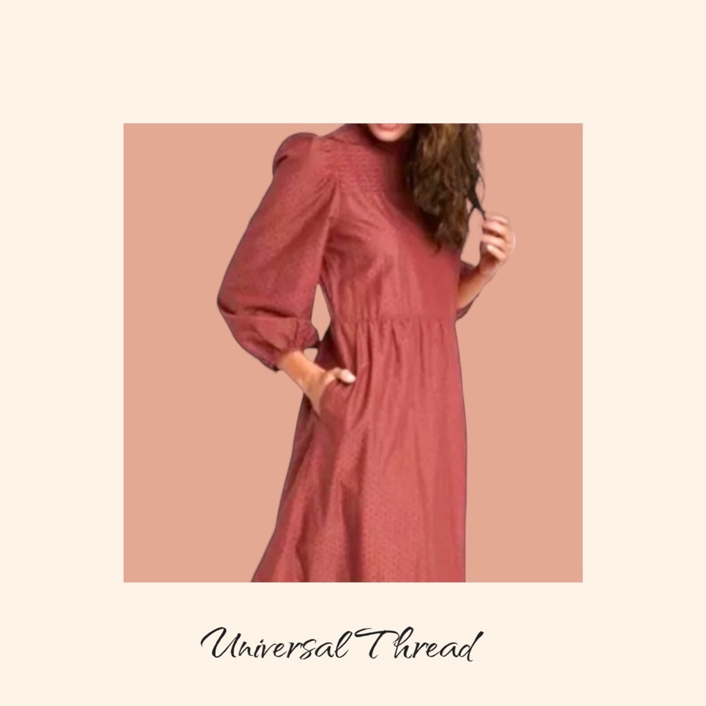 Universal Thread Balloon Sleeves Dress